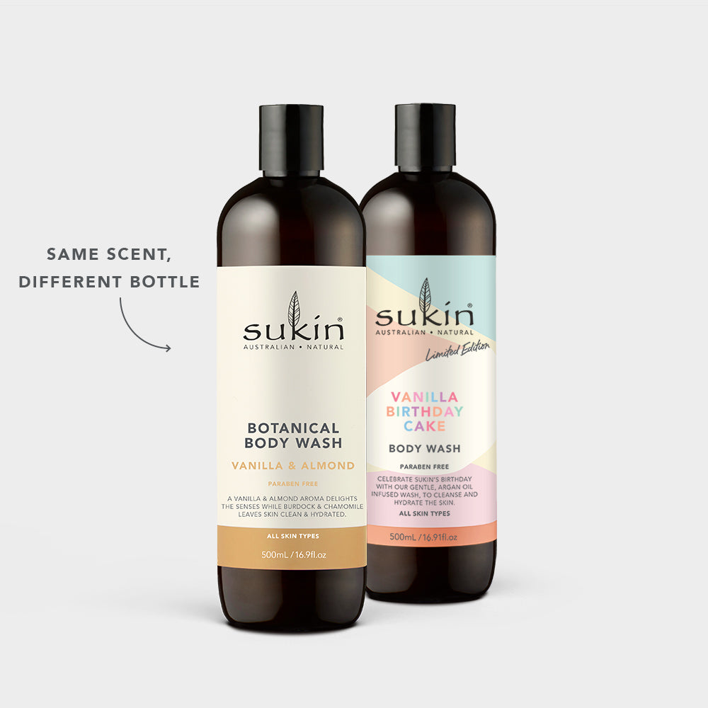 BOTANICAL BODY WASH | VANILLA & ALMOND | 500ML